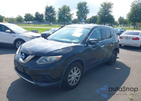 2014 Nissan Rogue S z USA, uszkodzony, nr VIN 5N1AT2MK7EC810715